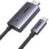 UGREEN USB C to HDMI Cable with 100W PD Fast Charging Adapter 4K@60Hz 2-in-1 Thunderbolt Unidirectional Type C to HDMI Compatible iPhone 17 Pro Max, SteamDeck, MacBook, iPad, Galaxy S25, XPS, 2M